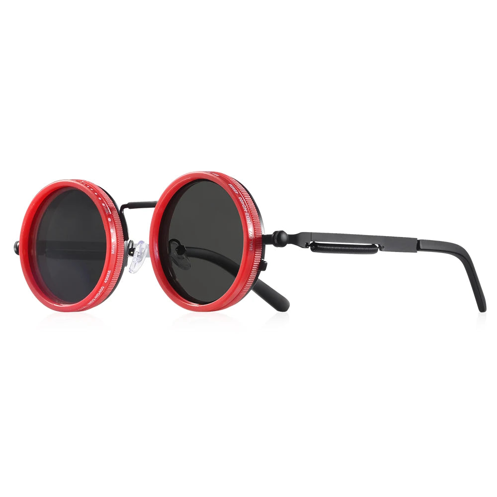 Lunettes de soleil rondes polarisées avec protection UV400